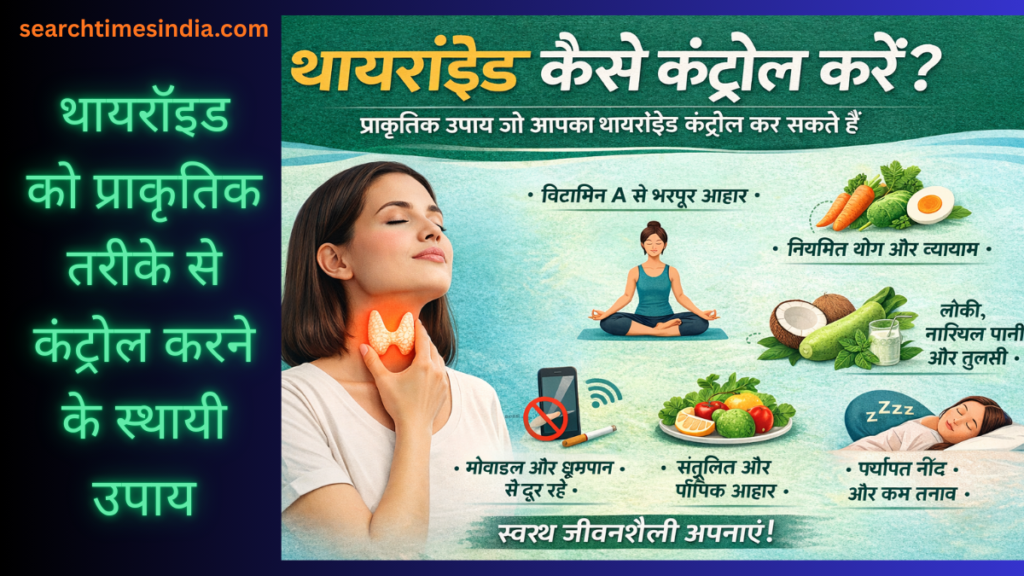 थायरॉइड को प्राकृतिक तरीके से कंट्रोल करने के स्थायी उपाय