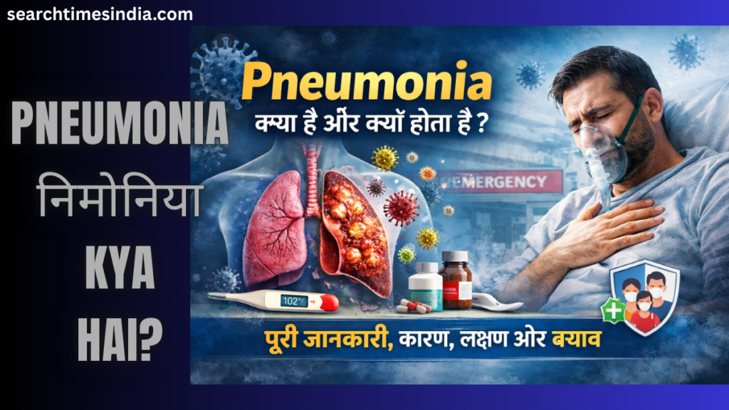 Pneumonia kya hai aur kyu hota hai? पूरी जानकारी, कारण, लक्षण और बचाव
