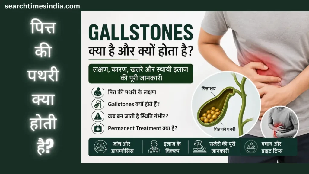 Gallstones kya hai aur kyu hota hai? जानिए पित्त की पथरी के लक्षण, कारण और Permanent Solution